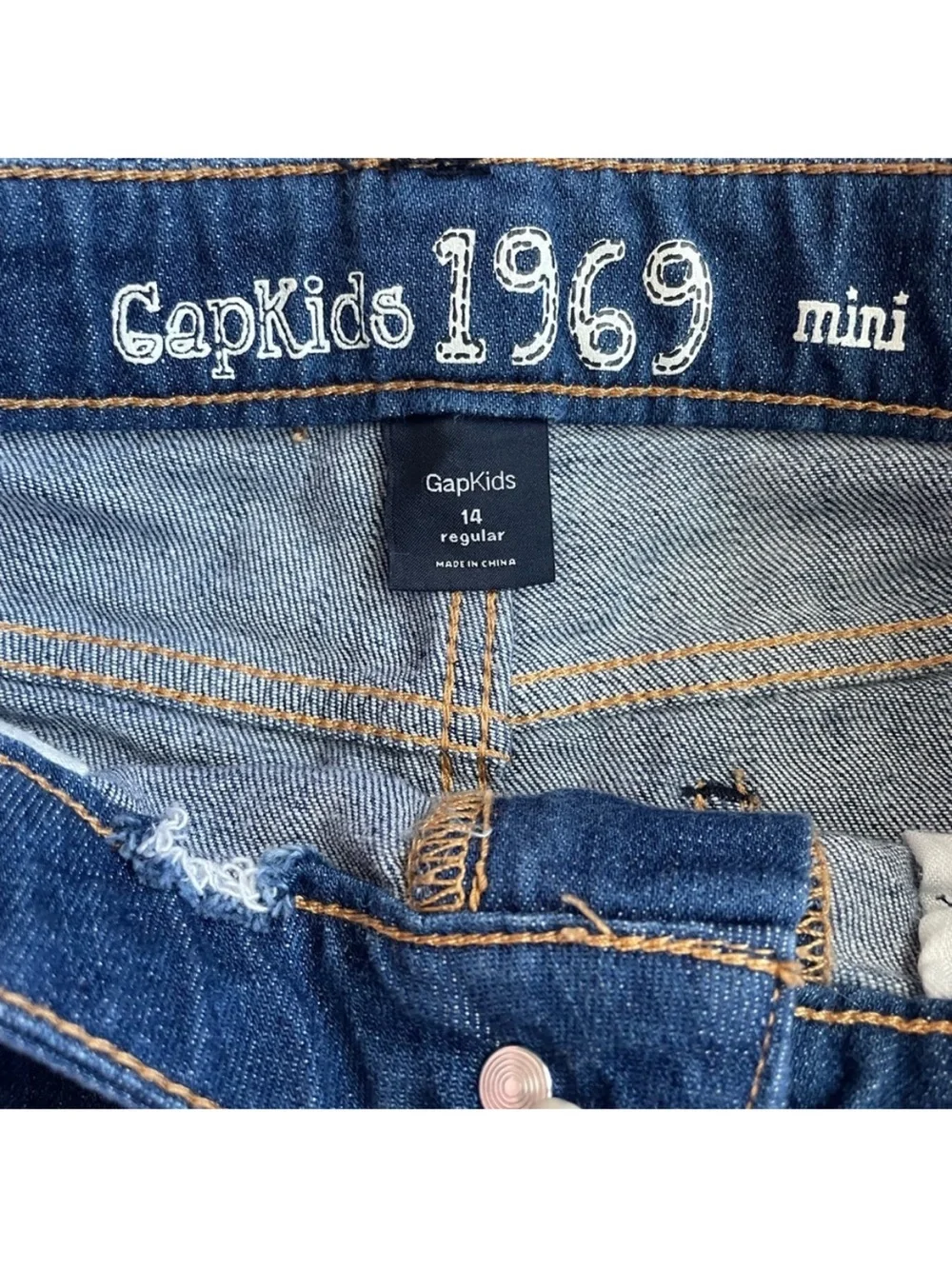 GAP Dark Blue Denim Mini Skirt